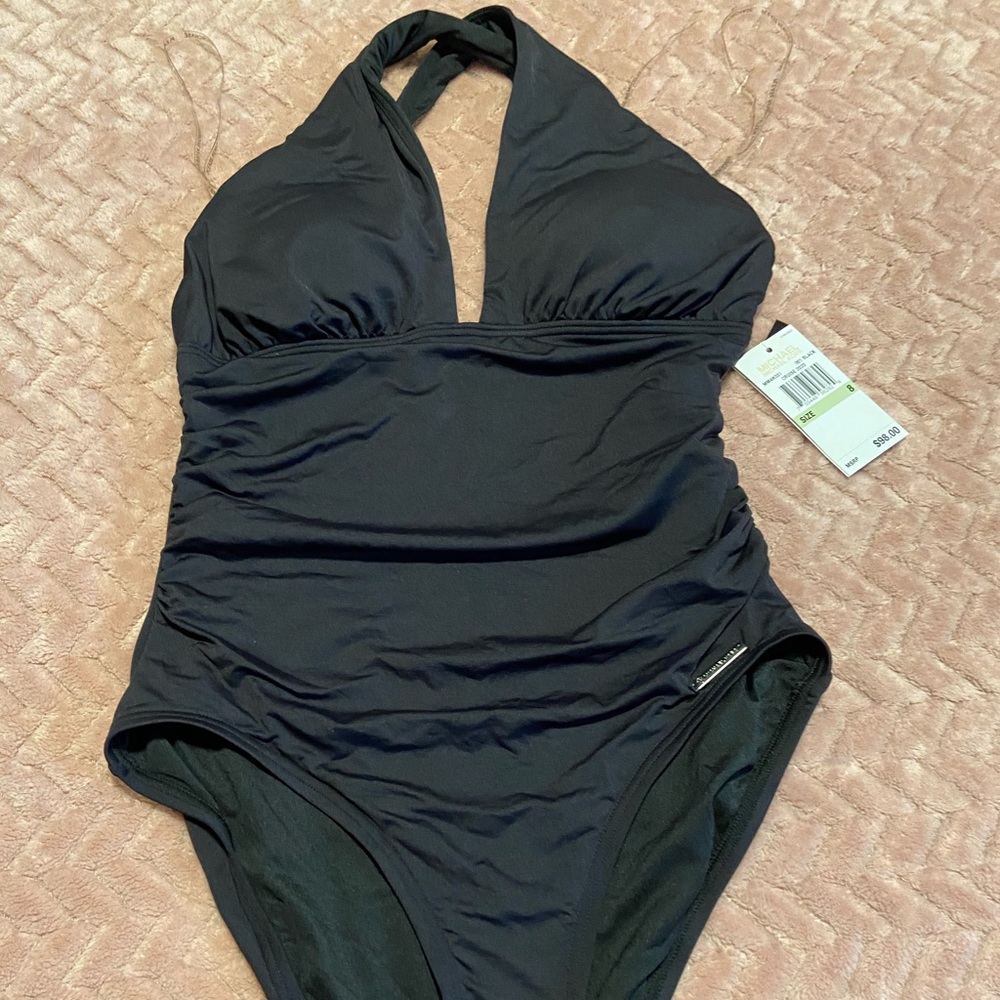 Michael kors black one piece swimsuit